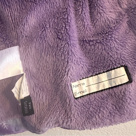 Snozu Double Zip Puffer Jacket, Purple Snowflake ❄️ Color. Size Toddler … - Picture 11 of 16